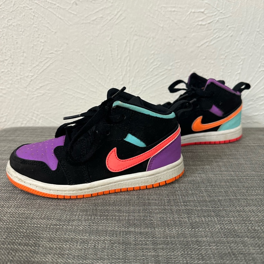 Jordan 1 mid gs candy multicolor TODDLER SHOE size 9C